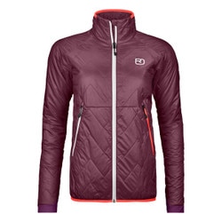 Ortovox Swisswool Piz Vial Jacket Women's in Wine Tasting